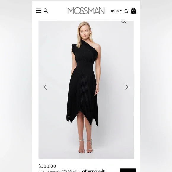 Mossman The Lady Like Dress Black 10